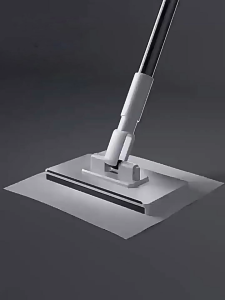 ไม้ถูพื้น ใช้แล้วทิ้ง ไม้ม๊อบ กระดาษเปียก กระดาษแห้ง lazy mop ไม้ม็อบดันฝุ่น ผ้าถูพื้นแบบเปียก แห้ง ไม้ถูพื้นแบบแบน COD