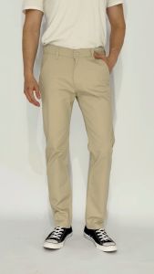 IDNER - Celana Panjang Chino Slim Fit Strech Premium Cream Pria - Chino Classic Cream