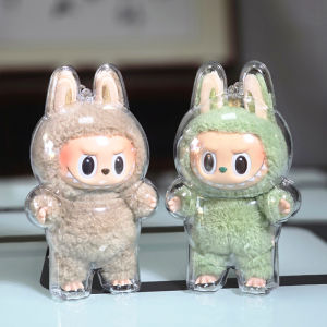 Labubu Third Generation Protective Case Transparent Durable Bubble Dustproof Cover Front High-Energy Protective Shell