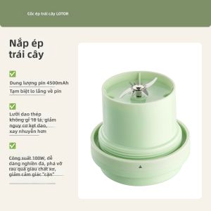 Máy Ép Trái Cây Dung Lượng Lớn Di Động