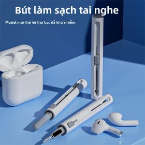 Bộ Vệ Sinh Tai Nghe Bluetooth Cho AirPods Pro 3/2/1 Samsung Huawei Xiaomi Airdots - Bút Vệ Sinh Tai Nghe Nhét Tai Và Dụng Cụ Bàn Chải