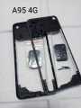 Bezel Bazel OPPO A95 4G Tutup Mesin tulang tengah plus tombol kaca kamera. 