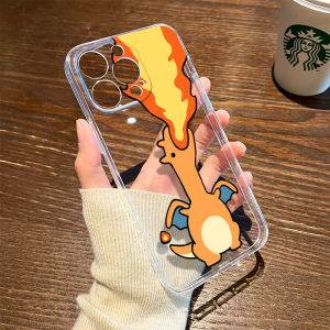 Pokemon Themed Transparent Cartoon Phone Case for Apple 17/16 15 14Plus 13ProMax 12Mini Water Arrow Turtle 11Mysterious Frog Flower XS