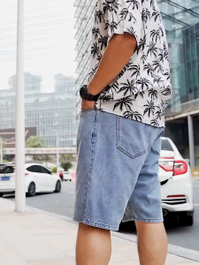 Mens Jeans 2026 New Loose Five Quarter Pants High-quality Sports Shorts