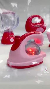 Mini Kitchen Cake Beauty Iron Battery Operated with Sound and Light Pretend Play Masak Toys for Girls 11cm MYTOYS