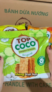 [TẶNG COCOOL HOA DỪA] Combo 5 gói 150g Bánh Dừa Nướng TOPCOCO Đặc Sản Đà Nẵng - MỸ PHƯƠNG FOOD