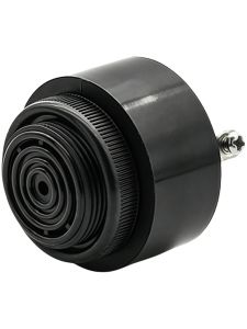Active Beeper Alarm Horn 5V for Forklift Oven Siren Sound Continous Tone High Quality Black Color 27mm Screw Diameter