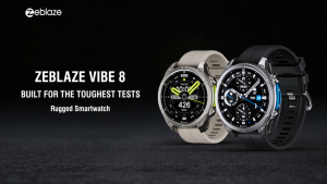 NEW 2025 Zeblaze VIBE 8 Voice Call Smart Watch 1.43" AMOLED Display Heart Rate Blood Pressure Multi-Sport Modes Smart Watch