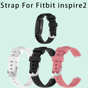 Compatible with Fitbit Inspire 2 Bands for Women Men Sport Wristband Replacement Soft Silicone Straps for Fitbit Inspire 2