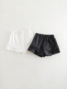 Marc&Janie | Soft Pima Cotton Lace Trim Girls Shorts