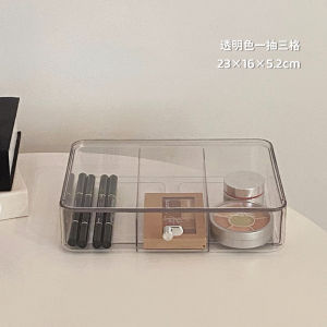 กล่องเก็บเครื่องสำอางแบบพับได้ ชั้นวางของบนโต๊ะ ชุดแต่งหน้า แปรงแต่งหน้า แผ่นรองหน้ากาก กล่องจัดระเบียบ กล่องเก็บของแบบพับได้