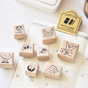 [Pill Stationery Room] Hand-Painted Original Journal Mini Seal Schedule Book Work Plan Hand Account Life Seal