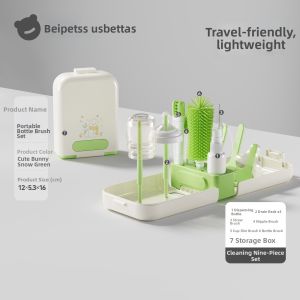 Usbettas | Portable Baby-specific Bottle Cleaning Set