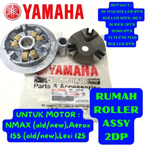 RUMAH ROLLER ASSY 2DP YAMAHA NMAX-AEROX-LEXI PRODUK KUALITAS ASLI 100% ORIGINAL YAMAHA YGP PRESISI .