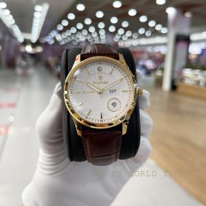 Đồng hồ nam Sunrise DM784SWA dây da Full box kính Sapphire chống xước chống nước - Bảo hành 3 năm