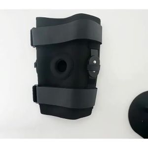 Sports Knee Pad with Steel Plate Hinge Support Silicone Anti-collision Design for Hiking Stair Climbing and Fitness