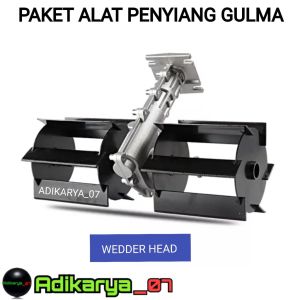 Alat penggembur tanah Mini tiller alat penyiang gulma WEDDER HEAD Mesin Potong Rumput