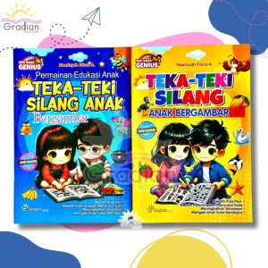 Buku TTS Anak / Teka - Teki Silang Anak Bergambar Seri Anak Genius / SANGKALA – SKL