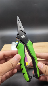 BOCEAN Big Pliers BP-012 Stainless Steel 4CR14 Aluminum 6061 Line Cutter Split Ring Plier