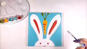 TERBARUU 30X30 mainan melukis anak Canvas Painting By Number / Melukai Mewarnai Kanvas Nomor Prakarya Anak