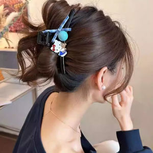 Kẹp Tóc Hình Mỏng Cá Mập Cỡ Lớn Dễ Thương Dành Cho Nữ Kẹp Tóc Sau Đầu Thời Trang Mới 2025 Kẹp Tóc Bằng Nhựa