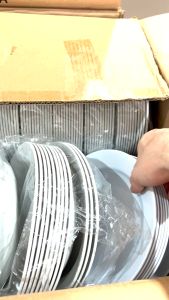 PROMO 12 PCS PIRING MELAMIN 21CM MAKAN TEBAL 1 LUSIN TAHAN PANAS MURAH WARUNG SEMI MELAMINE CEKUNG