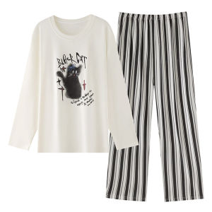 Bộ đồ ngủ MiiOW cho nữ vải cotton 100% thoáng khí