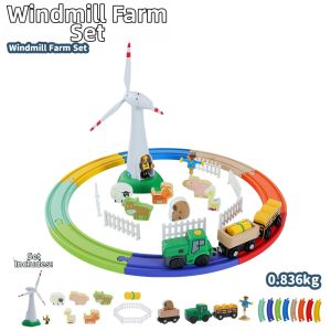 iekool | Magnetic Inertial Movement Train Toy Set