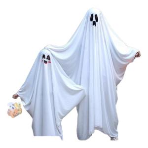 gumahus | White Ghost Cape Costume for Boys and Girls