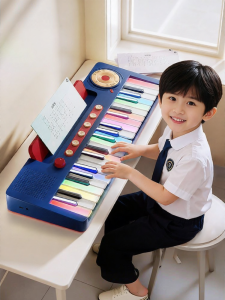 TAODUDU | Beginner Friendly Childrens Electronic Piano 37 Keys Rainbow