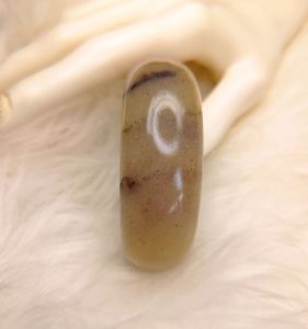 Natural spring mountain jadeite unique purple &gold天然玉石独特深紫&金 57.5mm