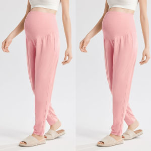 Loose Waist Pregnancy Pants Soft & Warm Leggings for Postpartum