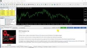 โปรแกรมระบบเทรดอัตโนมัติ SPD Parabolic Sar MT4 EA