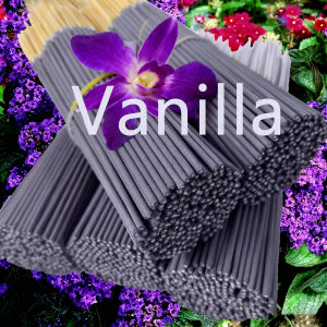 Hot-Selling High-Quality Vanilla-Scented Incense Sticks - 22.0cm Recycled Wooden Sticks Used for Yoga Meditation Travel and Holiday Decoration - Purifies Eliminates Negative Energy Hotel and Party Use Wooden Incense Sticks Meditation Aid Elegan...