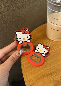 Pembuka Botol 卡通开瓶器 Cartoon Bottle Opener 凯蒂猫美乐蒂便携 Cute Kitty Melody Cans Opener Drink Tools