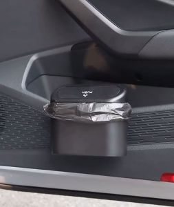 พร้อมส่ง ถังขยะแขวน รถยนต์ กล่องเอนก ฝาปิด มีสีเลือก