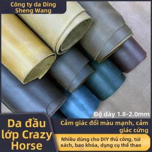 Túi Da Sáp Ngựa Điên Thượng Cấp Đổi Màu Vintage