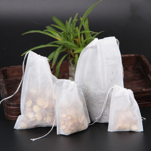 Nexlent Disposable Drawstring Non-Woven Fabric Tea Herb Filter Bag Pouch 100pcs 50pcs