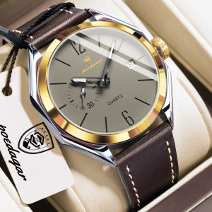 POEDAGAR | POEDAGAR Fashion Casual Man Clock Business Leather Date Quartz Men Watch Waterproof Luminous Exquisite Mens Watches Male Reloj