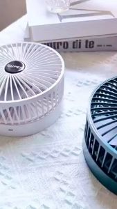 Quạt Tích Điện Để Bàn Gấp Gọn SUPER Quạt Tích Điện Cầm Tay sử dụng 4 - 8 tiếng