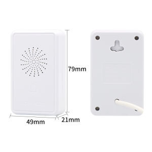 Wired Door Bell 12V DC Wired Voice-Enhanced Doorbell - Secure Access Control Entry Chime System