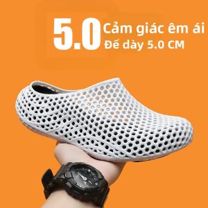 Nanjiren | Dép Hè Thoáng Khí Chống Trượt In 3D