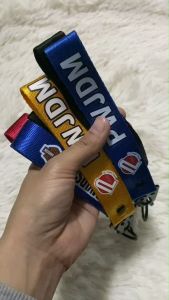 พวงกุญแจ 1ชิ้น พร้อมส่งจากไทย - พวงกุญแจผ้าซิ่ง KEYCHAIN งานสกีน พวงกุญแจ