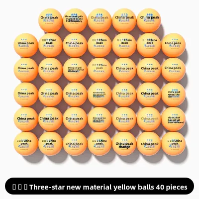 PEAK | Professional Durable 3-Star Table Tennis Balls 30 Pieces