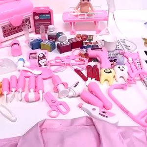 Children Pretend Play Toys Set Kids Portable Doctor Nurse Suitcase Kit Kids Educational Role Play Doctor Toys