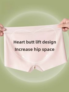 MiiOW | Antibacterial Pure Cotton Womens Boxer Briefs Seamless Large Size Breathable Safety Shorts Comfortable Underwear For Ladies