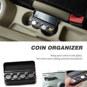 Car Storage Coin Storage Box Mini Coin Purse Creative Pocket Money Storage Box Folding Organizing Box Car Interior Decoration