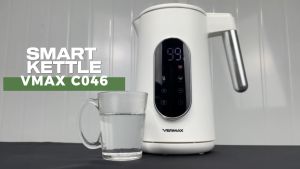 Vermax Smart Electric Kettle 1.7L 2000W Double layer Stainless Steel Household Water Kettle Precise Temperature Control Digital Display Memory function Cool to touch Fast Boiling Anti-Burnout Prote ction Silent
