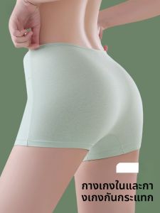 MiiOW | กางเกงขาสั้นผ้าฝ้ายกำมะหยี่ยืดหยุ่นสูงสำหรับผู้หญิง MiiOW ป้องกันแสง ทรงเข้ารูป ทรงเข้ารูป ไม่ซับซ้อน ฤดูร้อน 2025