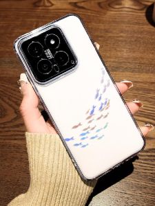 Ins Style Colorful Fish Phone Case for Xiaomi 17PROMAX Transparent Anti-Fall Youth Edition Womens New Model Mens Version